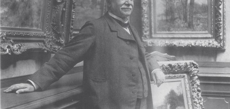 Paul Durand-Ruel fotografiado por Dornac